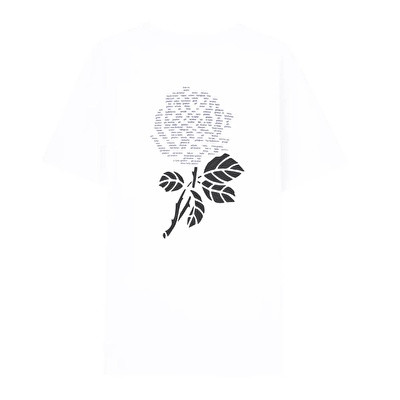 REFLECT STUDIO Gül Kendine Premium Beyaz T-Shirt